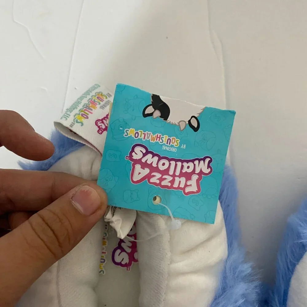 Squishmallows FuzzAMallows Collection Kids Plush Slippers Size 11–12